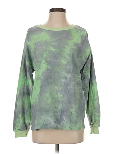 Pre-owned Kori America Long Sleeve T-shirt In Green