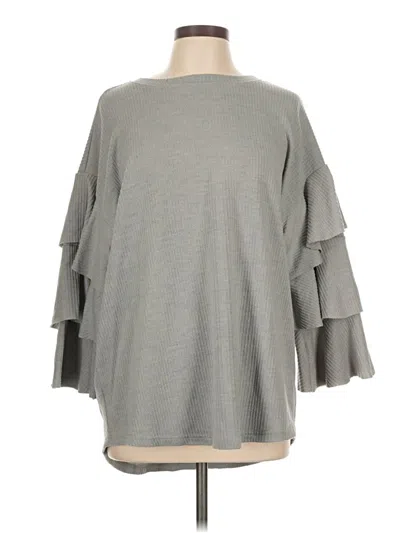Pre-owned Kori America Poncho In Gray