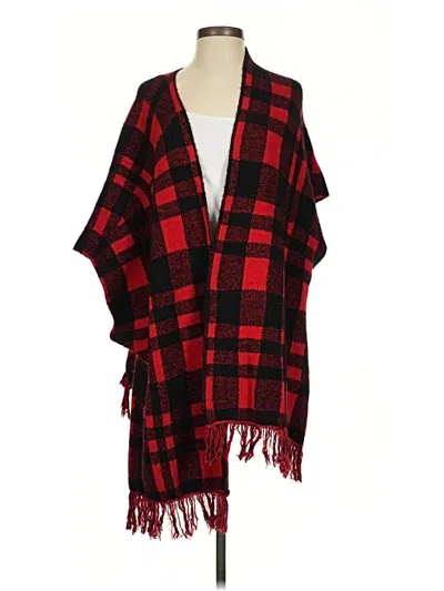 Pre-owned Kori America Poncho In Red