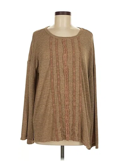 Pre-owned Kori America Pullover Sweater In Brown