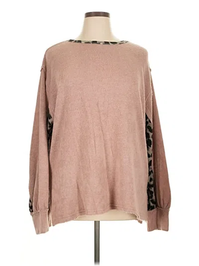 Pre-owned Kori America Pullover Sweater In Brown