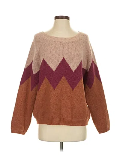 Pre-owned Kori America Pullover Sweater In Brown