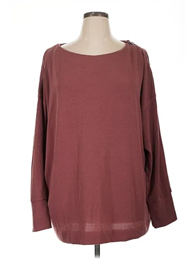 Pre-owned Kori America Pullover Sweater In Burgundy