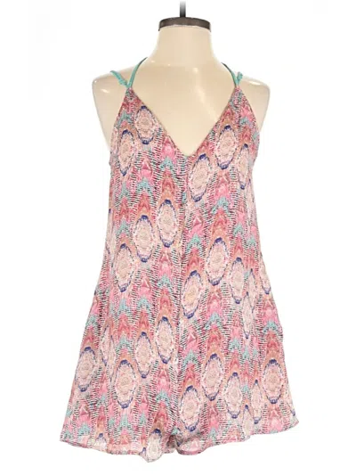 Pre-owned Kori America Romper In Pink