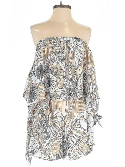 Pre-owned Kori America Romper In White