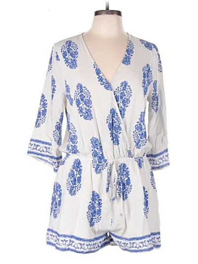 Pre-owned Kori America Romper In White
