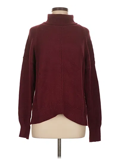 Pre-owned Kori America Turtleneck Sweater In Burgundy