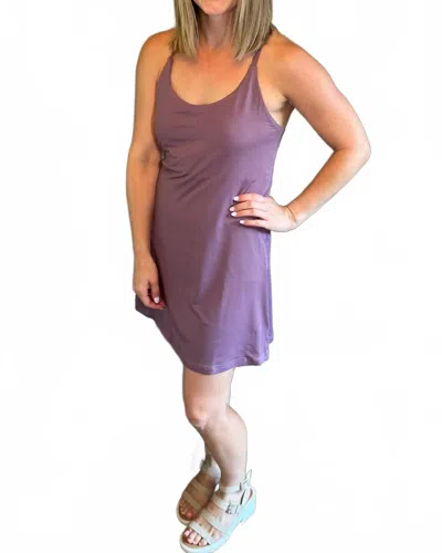 KORI BROOKE ATHLETIC DRESS IN DARK PURPLE