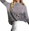 Kori Cecilia Pullover Sweater In Multi In Gray