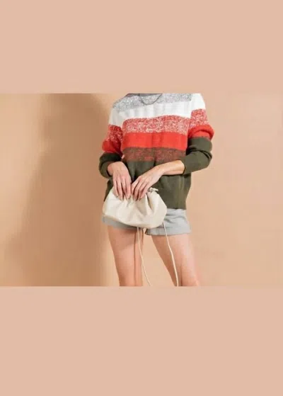 Kori Color Block Sweater In Ombré In Multi