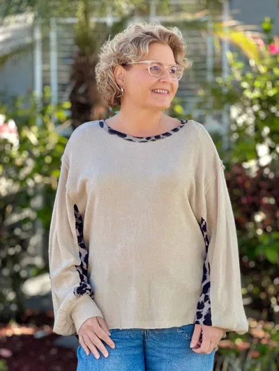 Kori Not Quite Neutral Top In Beige