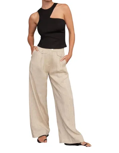 Kori Santa Monica Wide Leg Pants In Natural In Neutral