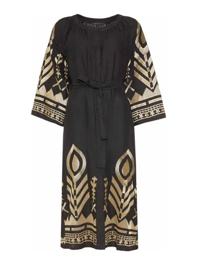 Kori Vestido Midi - Negro