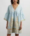 Kori Women's Feather Classic Linen Mini Dress