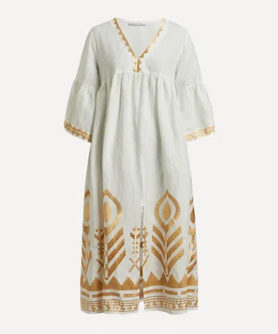 Kori Women's Feathers Embroidered Midi-tunic