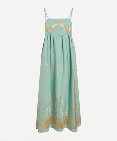 Kori Women's Roots Strappy Ramie Midi Dress