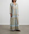 Kori Women's Triangle Embroidered Maxi Kaftan