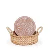 Korissa Brown / Neutrals Bread Warmer & Basket - Plant Round