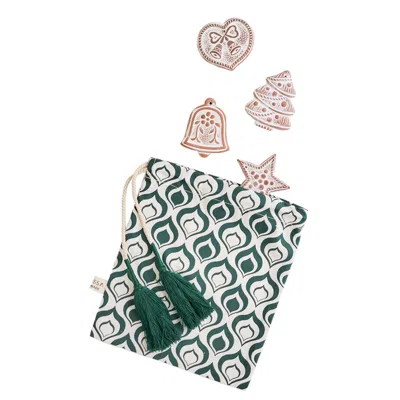 Korissa Handmade Sugar Saver Ornament - Holiday Gift Edition With Green Pouch