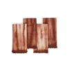 Korissa Handmade Tie Dye Cotton Napkin In Brown - Set Of Four In Brown