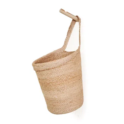 Korissa Neutrals Kata Wall Hanging Basket In Brown