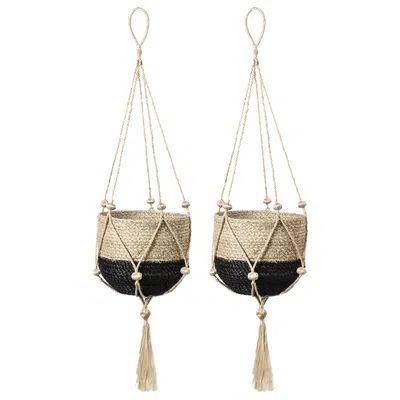 Korissa Neutrals Plant Hanger - Nadu Set Of 2