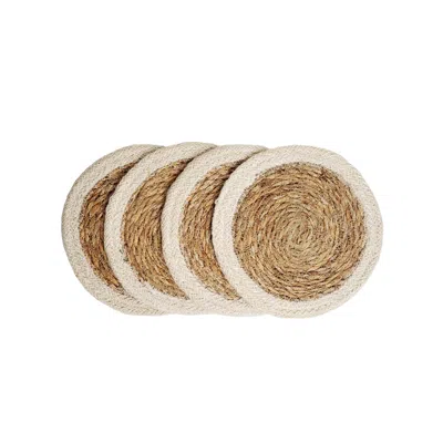 Korissa Neutrals Savar Coaster Trivet - Set Of 4 In Multi