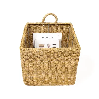 Korissa Neutrals Ula Square Basket - Natural
