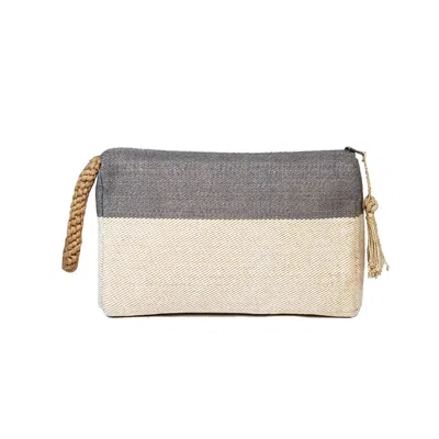 Korissa Women's Grey Block A Clutch-gray