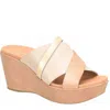Kork-ease Addie In Metallic Light Brown