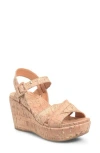Kork-ease ® Ava 2.0 Platform Wedge Sandal In Brown