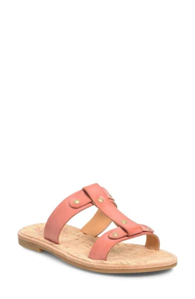 Kork-ease Basel T-strap Sandal In Orange Leather