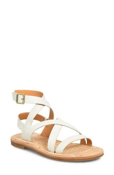 Kork-ease ® Bryleigh Ankle Strap Sandal In Cream Leather