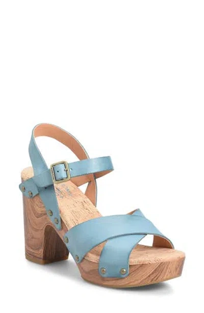 Kork-ease ® Drew Platform Sandal In Turquoise F/g