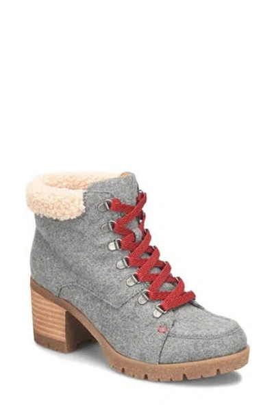 Kork-ease ® Evie Heeled Lace-up Boot In Gray