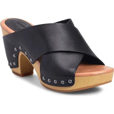 Kork-ease ® Gracie Platform Mule Sandal In Black