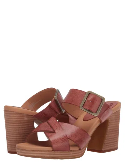 Kork-ease Hesperia Platform Sandal In Rust In Brown