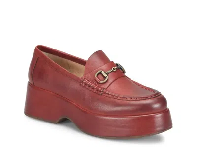 Kork-ease Korkease Parson Platform Loafer In Red