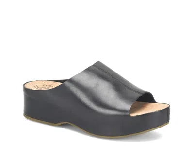 Kork-ease Korkease Yazmin Platform Sandal In Black