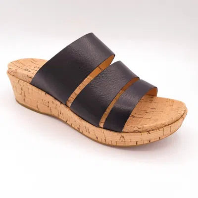 Kork-ease Menzie Platform Sandal In Black