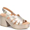 Kork-ease Pasha Ankle Strap Platform Sandal In Gold