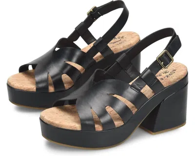 KORK-EASE PASCHAL PLATFORM SANDAL IN BLACK