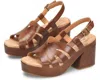 Kork-ease Paschal Slingback Platform Sandal In Brown