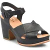 Kork-ease ® San Isabel Sandal In Black Leather