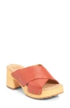 Kork-ease ® Tatum Slide Sandal In Rust Leather
