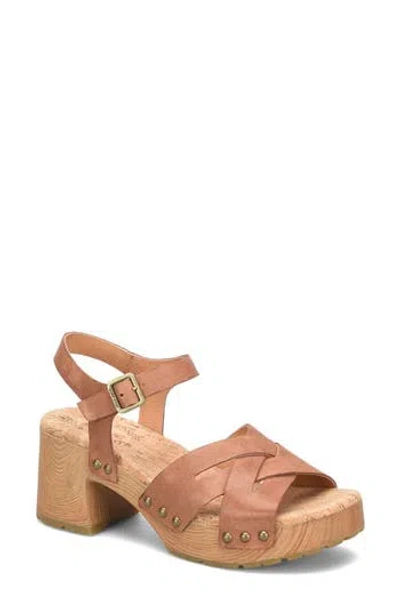 Kork-ease ® Tia Ankle Strap Sandal In Brown F/g
