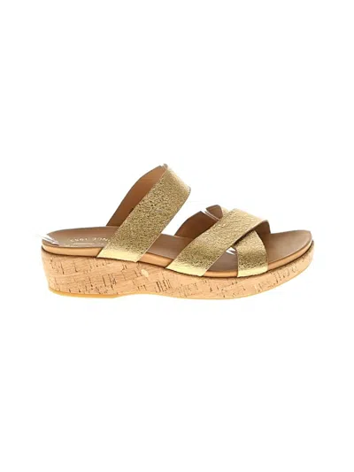 Pre-owned Kork-ease Wedges In Gold