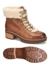 Kork-ease Winslet Genuine Shearling Trim Bootie In Brown