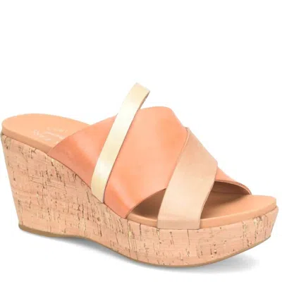 Kork-ease Women's Addie Sandal In Orange Fanta Butterfly