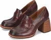 Kork-ease Women Aston Block Heel Loafer In Burgundy In White
